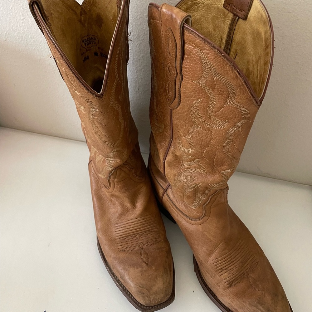Roper Tan Western Boots